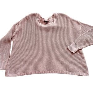 Torrid Crop Sweater Blush Pink
